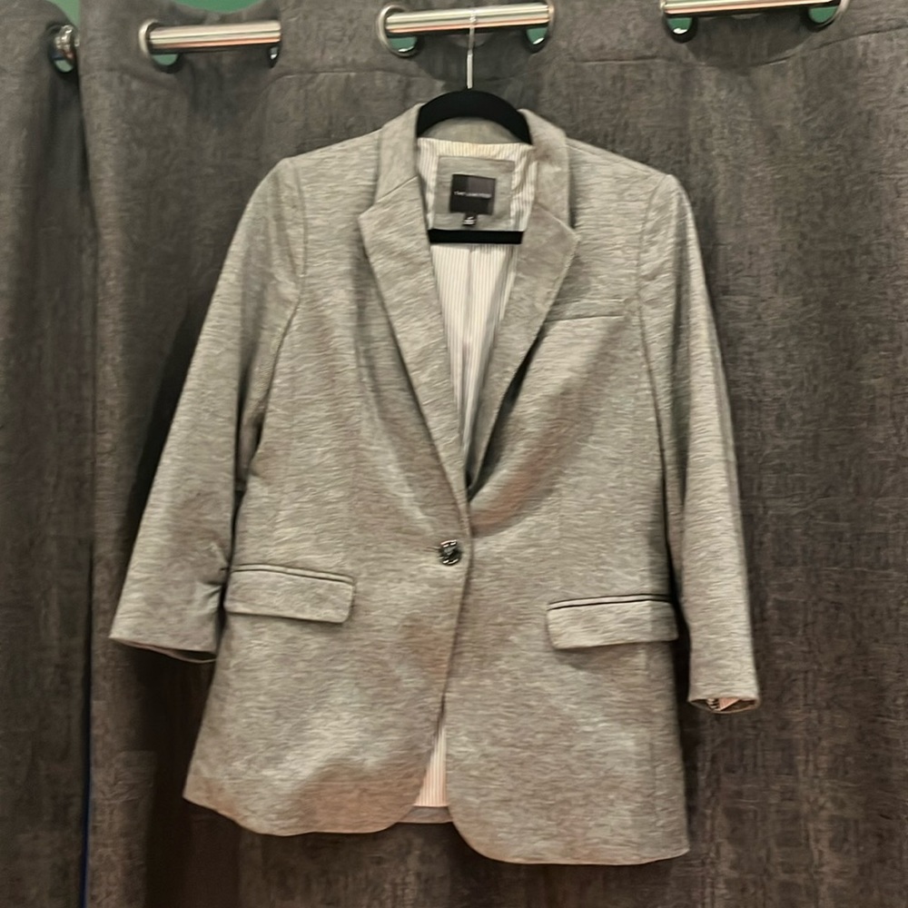 Grey suit jacket from The Limited